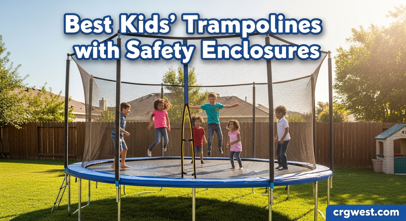 Best Kids' Trampolines with Safety Enclosures
