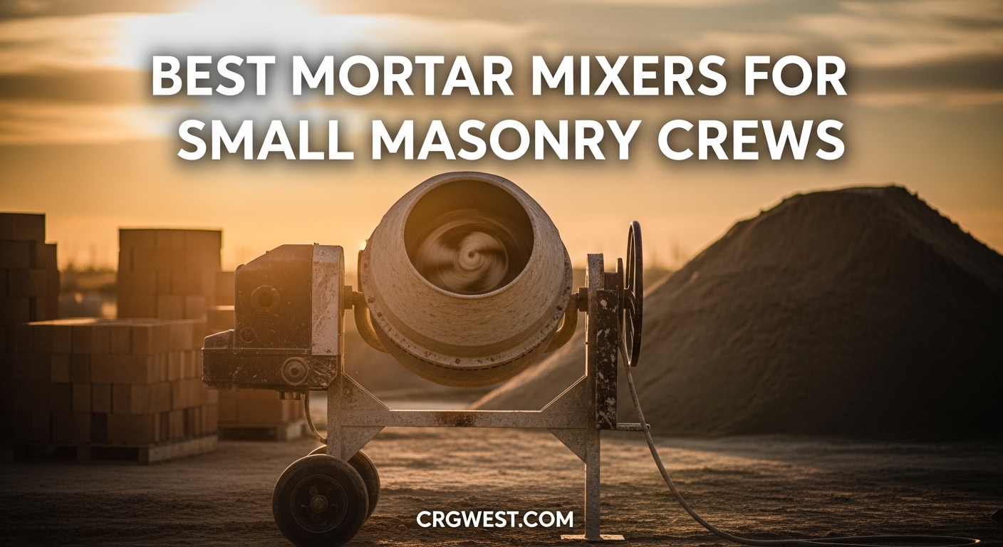 Best Mortar Mixers for Small Masonry Crews