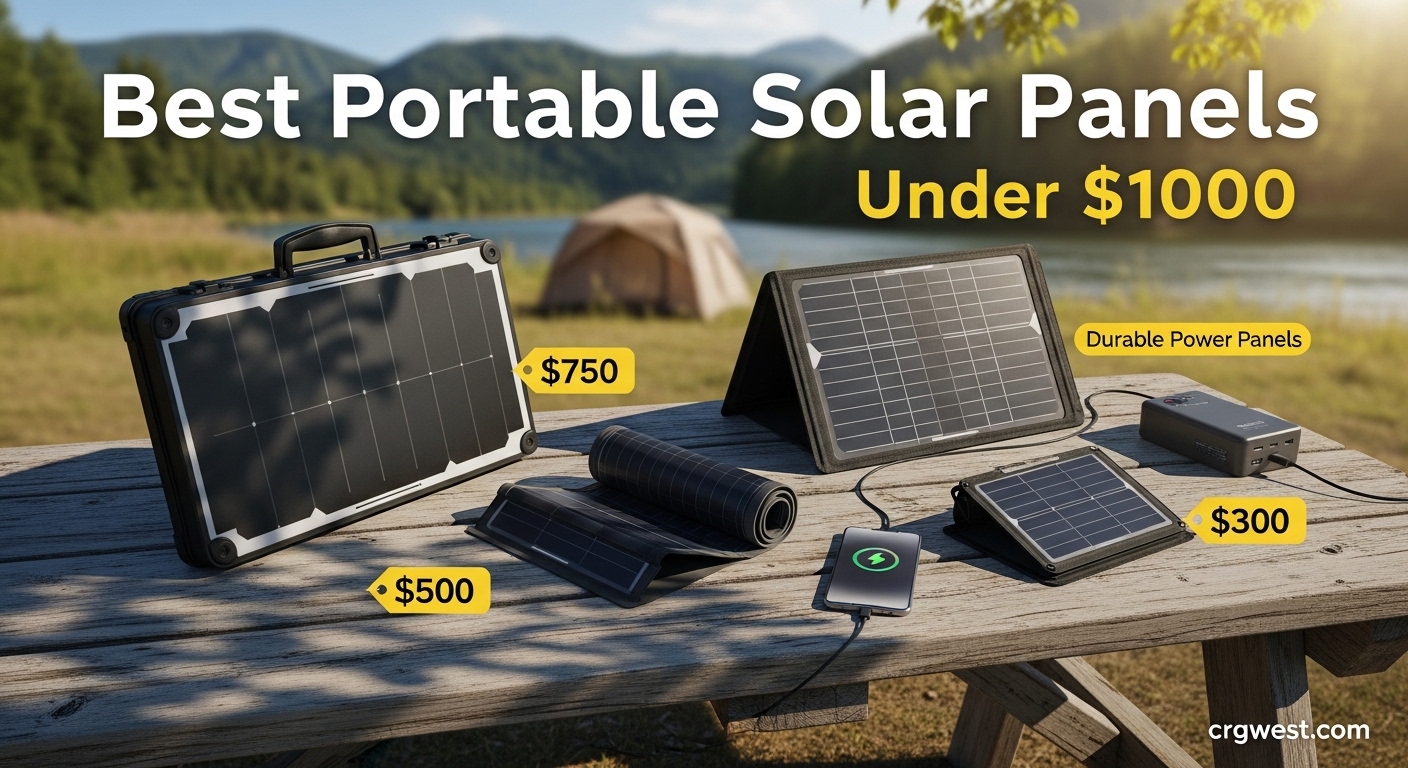 Best Portable Solar Panels Under $1000