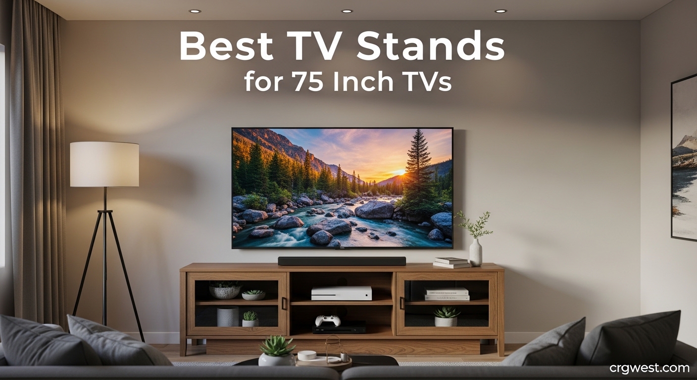 Best TV Stands for 75 Inch TVs