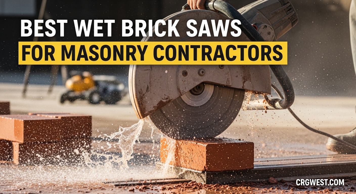 Best Wet Brick Saws for Masonry Contractors