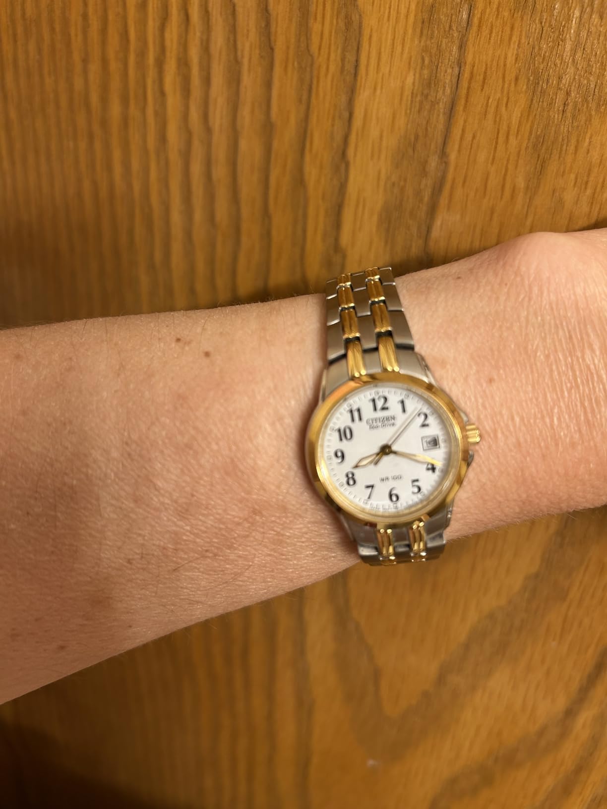 Citizen Women's Eco-Drive Dress Classic Two Tone Gold Stainless Steel Watch customer photo 1