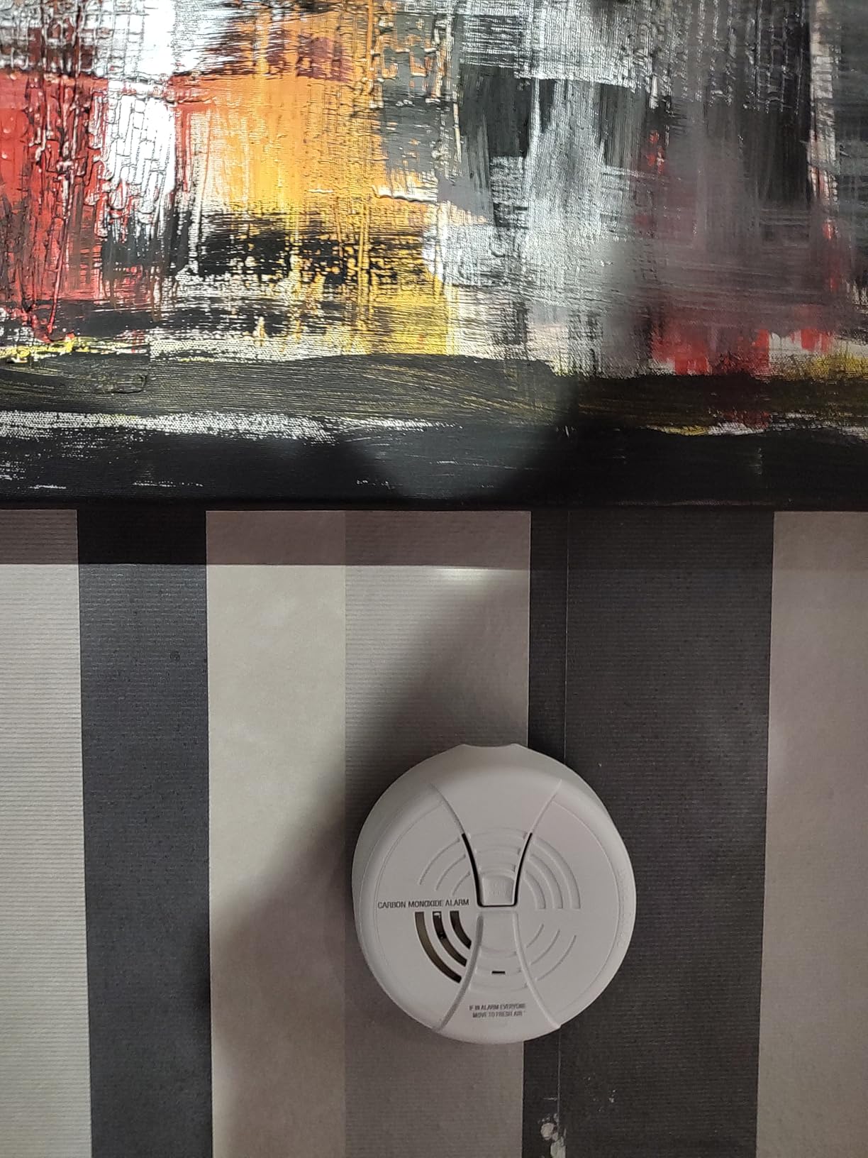 FIRST ALERT Carbon Monoxide Alarm | BRK CO250 Battery Operated Carbon Monoxide Detector With 9-Volt Battery & Two Silence Features customer photo 1