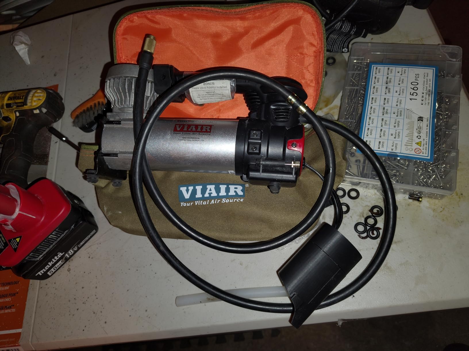 VIAIR 88P Portable Compressor Kit with Alligator Clamps, 12V, 120 PSI customer photo 1