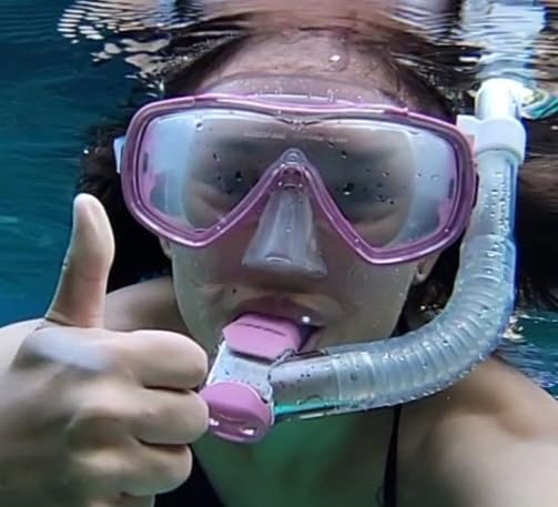 Cressi Adult Light Weight Premium Travel Snorkel Set - Mask & Fins Made in Italy - Palau Set customer photo 1