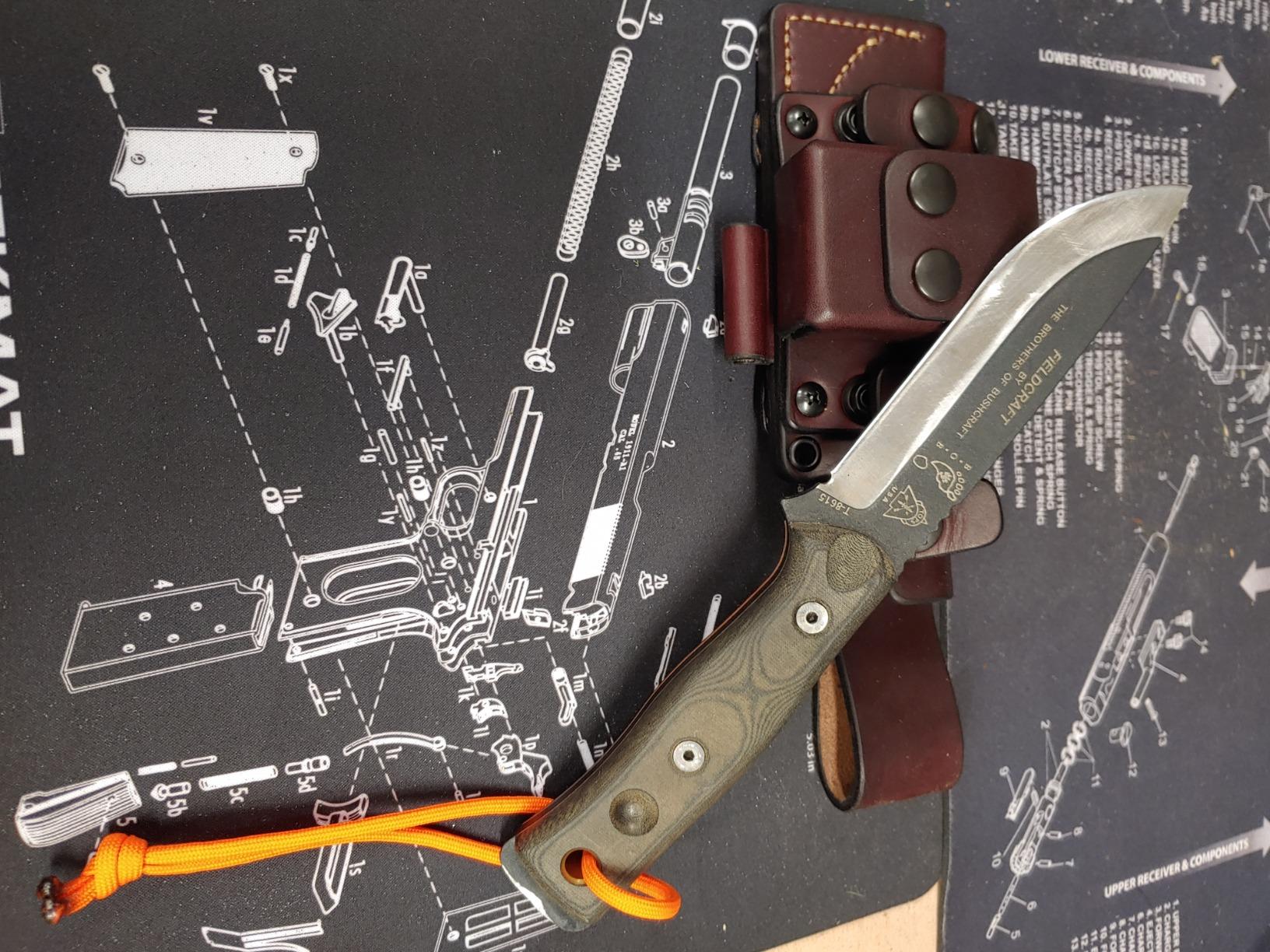 TOPS Knives B.O.B. Brothers of Bushcraft Knife with Black Handle customer photo 2