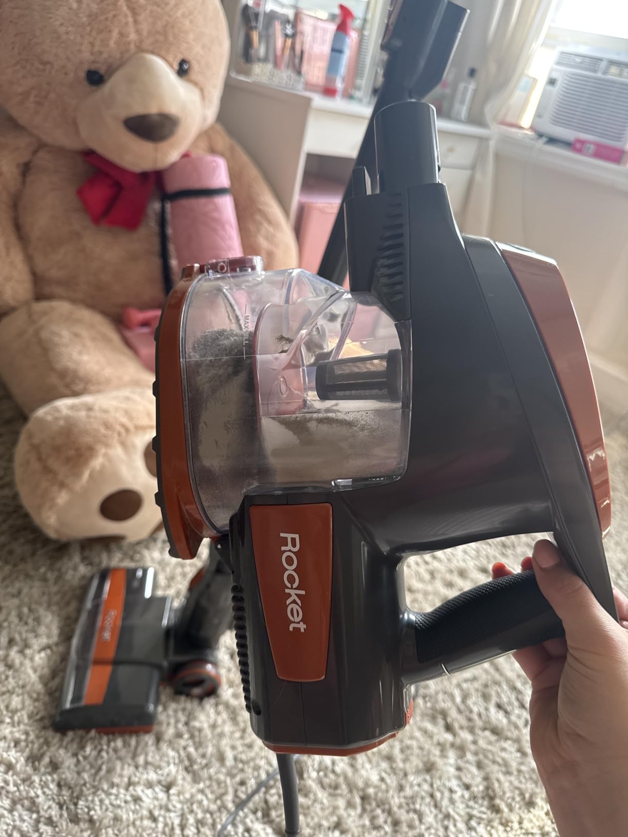 Shark Rocket Ultra-Light Corded Stick Vacuum Cleaner for Carpet, Rugs & Hard Floors, HV301 customer photo 2
