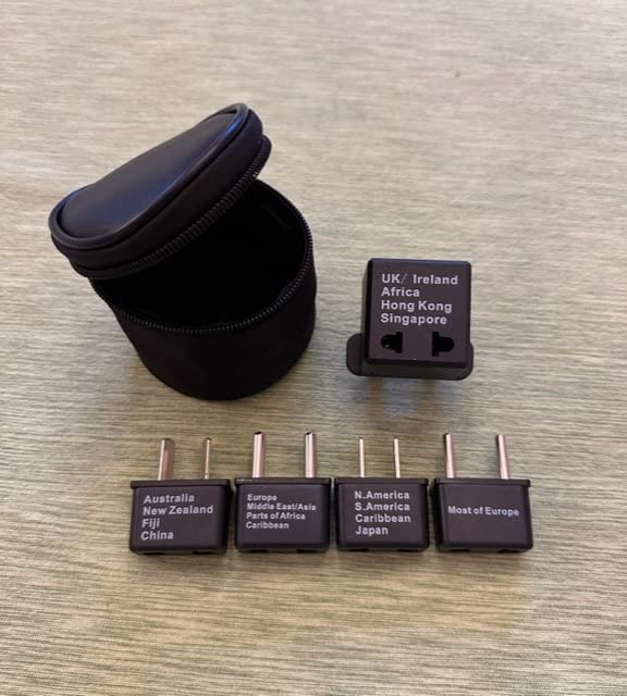 Ceptics International Worldwide Travel Plug Adapter 5 Piece Set, Great for Cell Phones, Battery Chargers, Laptops to Work in Most Countries customer photo 2
