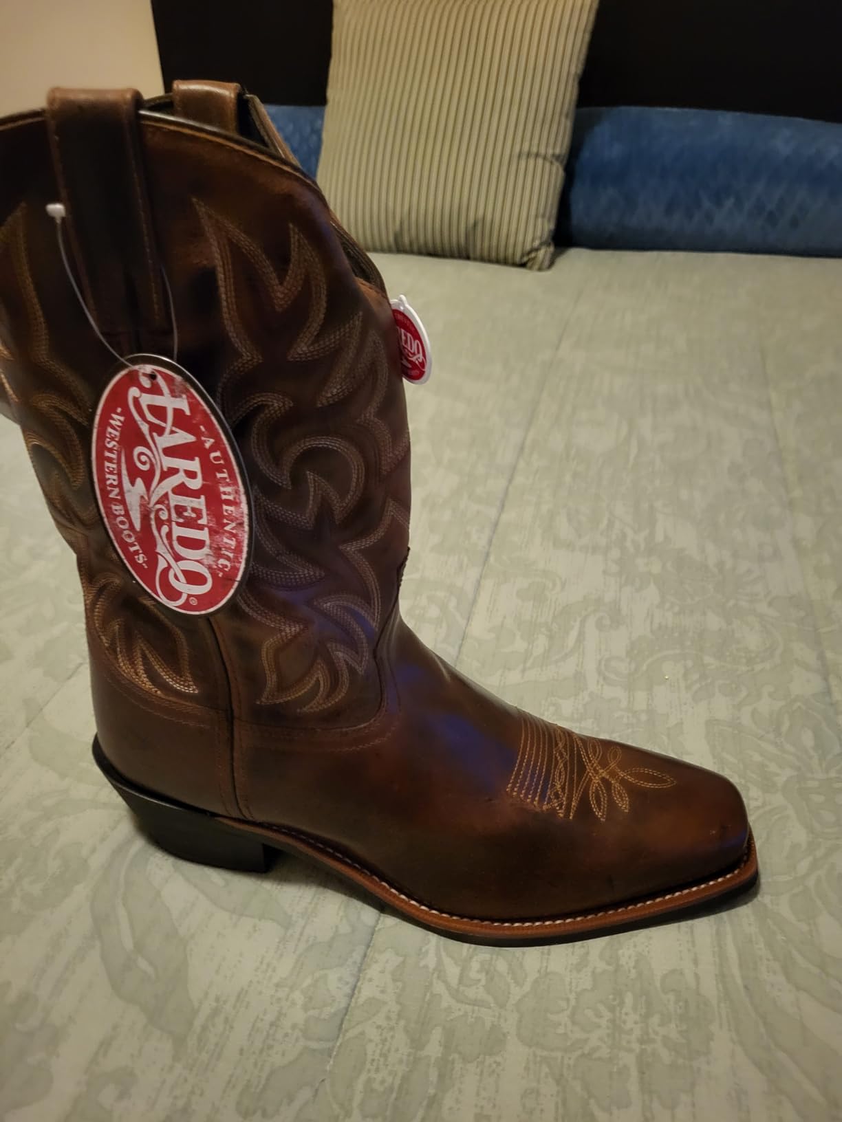 Laredo Mens Breakout Square Toe Casual Boots Mid Calf customer photo 1