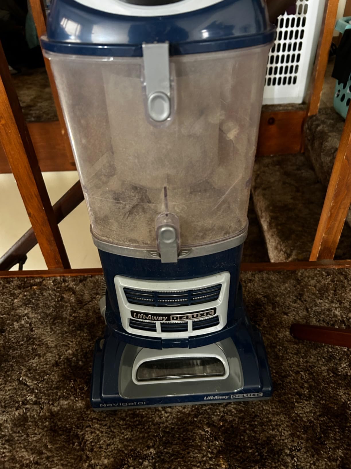 Shark Upright Vacuum, Navigator Lift-Away Deluxe with Large Dust Cup Capacity, HEPA Filter, Swivel Steering, Upholstery Tool & Crevice Tool, Blue, NV360 customer photo 2