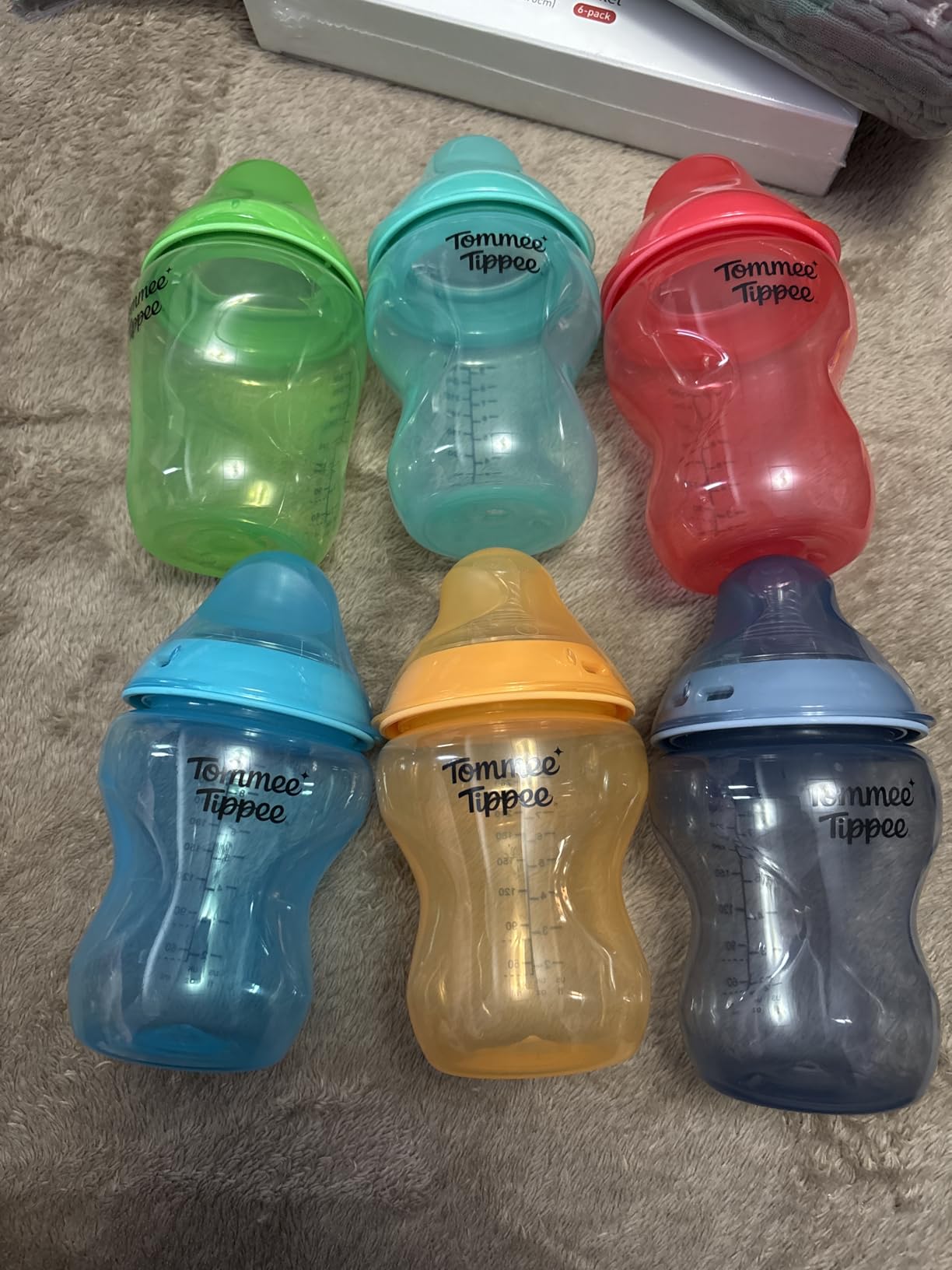 Tommee Tippee Natural Start Anti-Colic 9 oz BPA Free Baby Bottles, 0+ Months, Slow Flow Breast-Like Nipple, Self Sterilizing, Pack of 6 customer photo 1