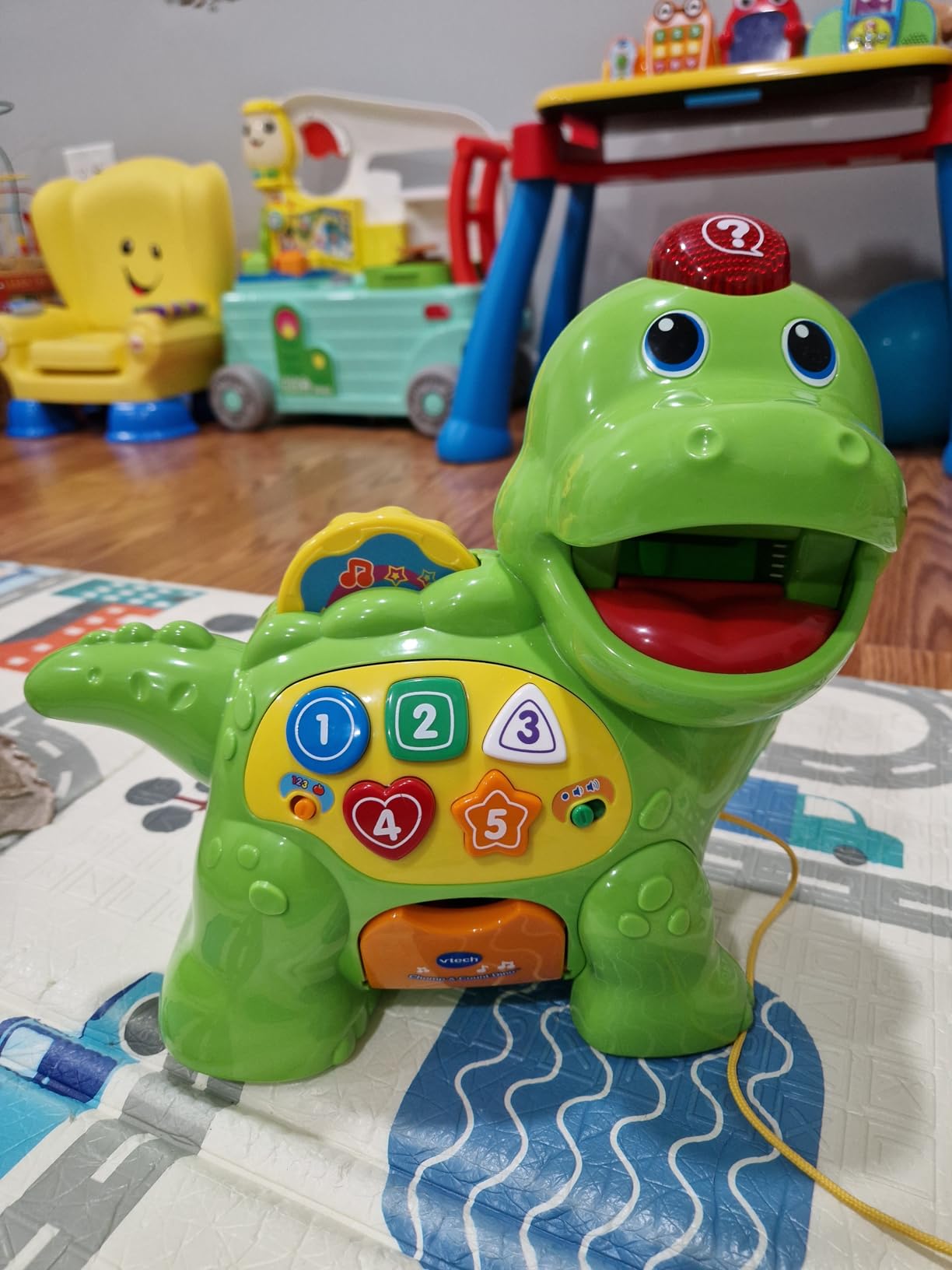 VTech Chomp and Count Dino, Green customer photo 2