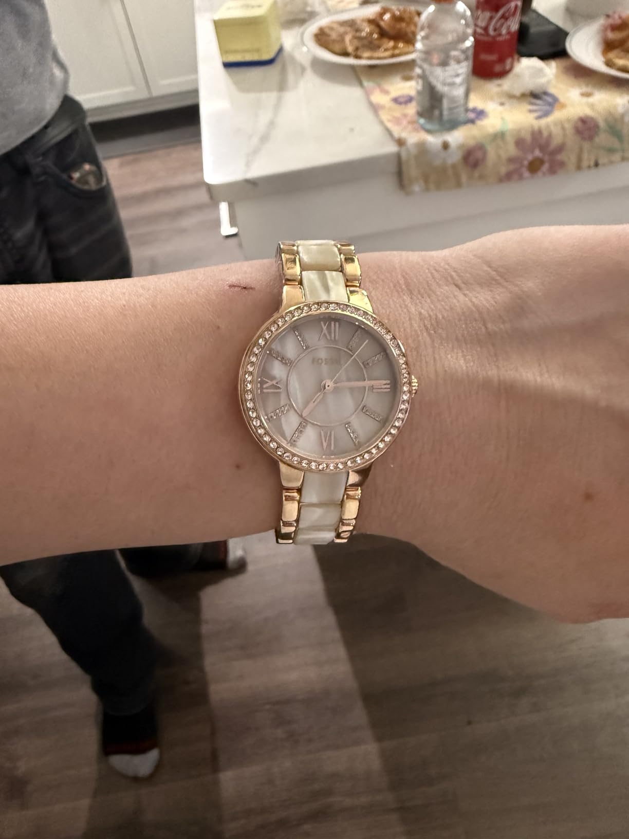 Fossil Women's Virginia Quartz Stainless Steel Three-Hand Watch customer photo 1