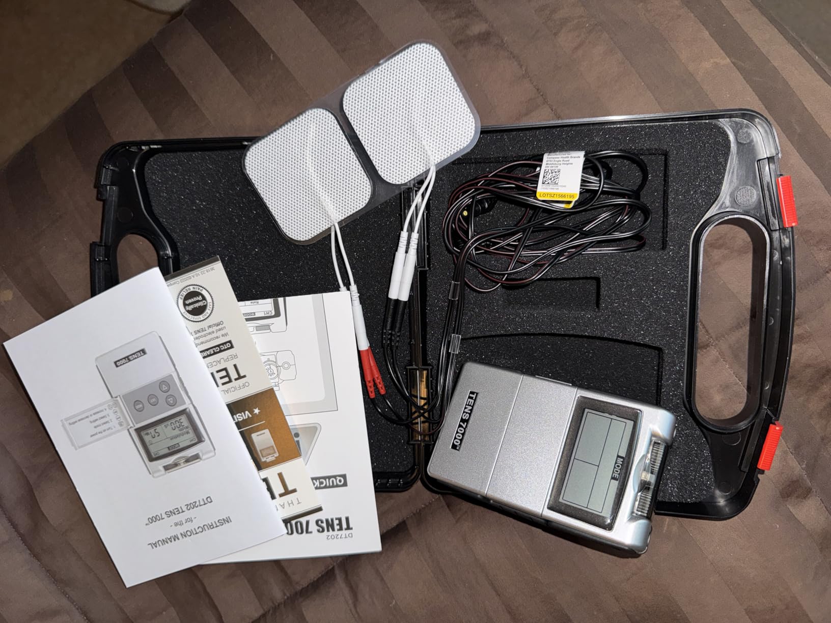 TENS 7000 Digital TENS Unit with Accessories - Muscle Stimulator Machine for Back Pain Relief, Sciatica, Neck, Nerve, Shoulder, Hip, Elbow, Muscle Pain Relief customer photo 2