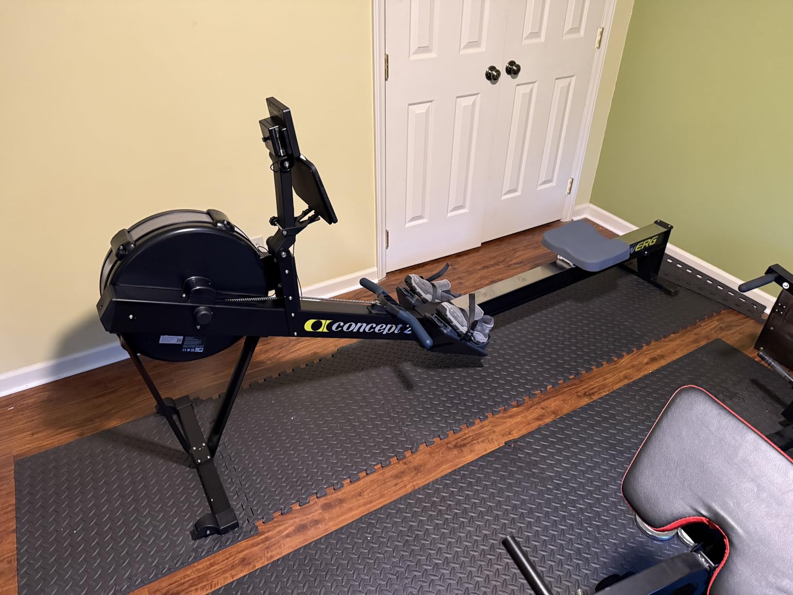 RowErg Indoor Rowing Machine - PM5 Monitor, Device Holder, Adjustable Air Resistance, Easy Storage customer photo 1
