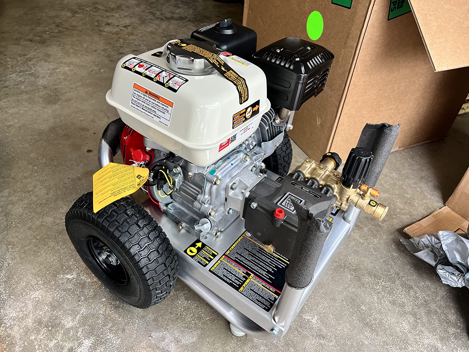 Simpson Cleaning ALH3425 3600 PSI Gas Pressure Washer, 2.5 GPM Commercial Power Washer, Cold Water, Honda GX200 Engine, 35' Hose, Aluminum Series, 49-State Compliant customer photo 2
