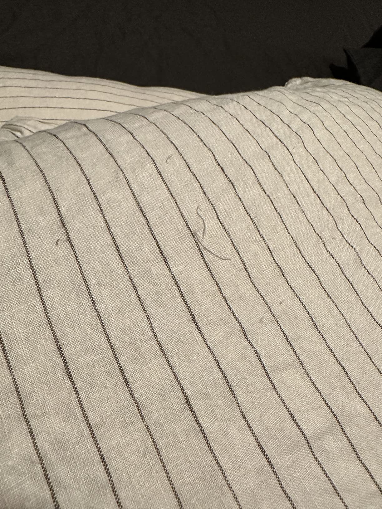 Simple&Opulence 100% Pure Linen Sheet Set King Size, Natural French Flax Solid Color 4 Pcs Washed Breathable, Farmhouse Bedding (1 Flat Sheet,1 Fitted Sheet,2 Pillowcases)-Embroidery Linen customer photo 1