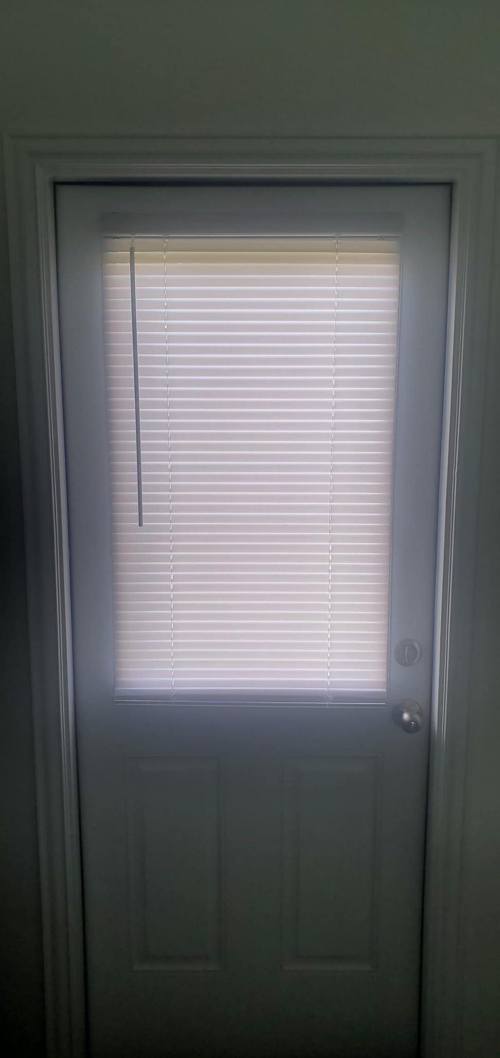 Cordless Light Filtering Mini Blind - 27 Inch Width, 64 Inch Length, 1
