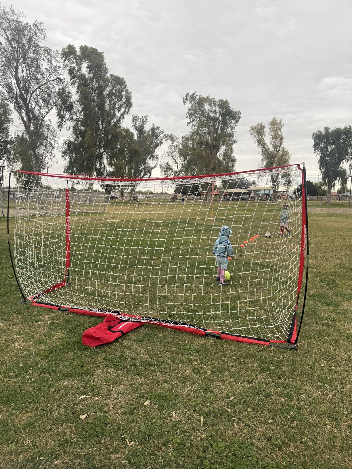 PowerNet Soccer Goal for Backyard, 12x6 / 6x4 / 8x4 Portable Soccer Net customer photo 1
