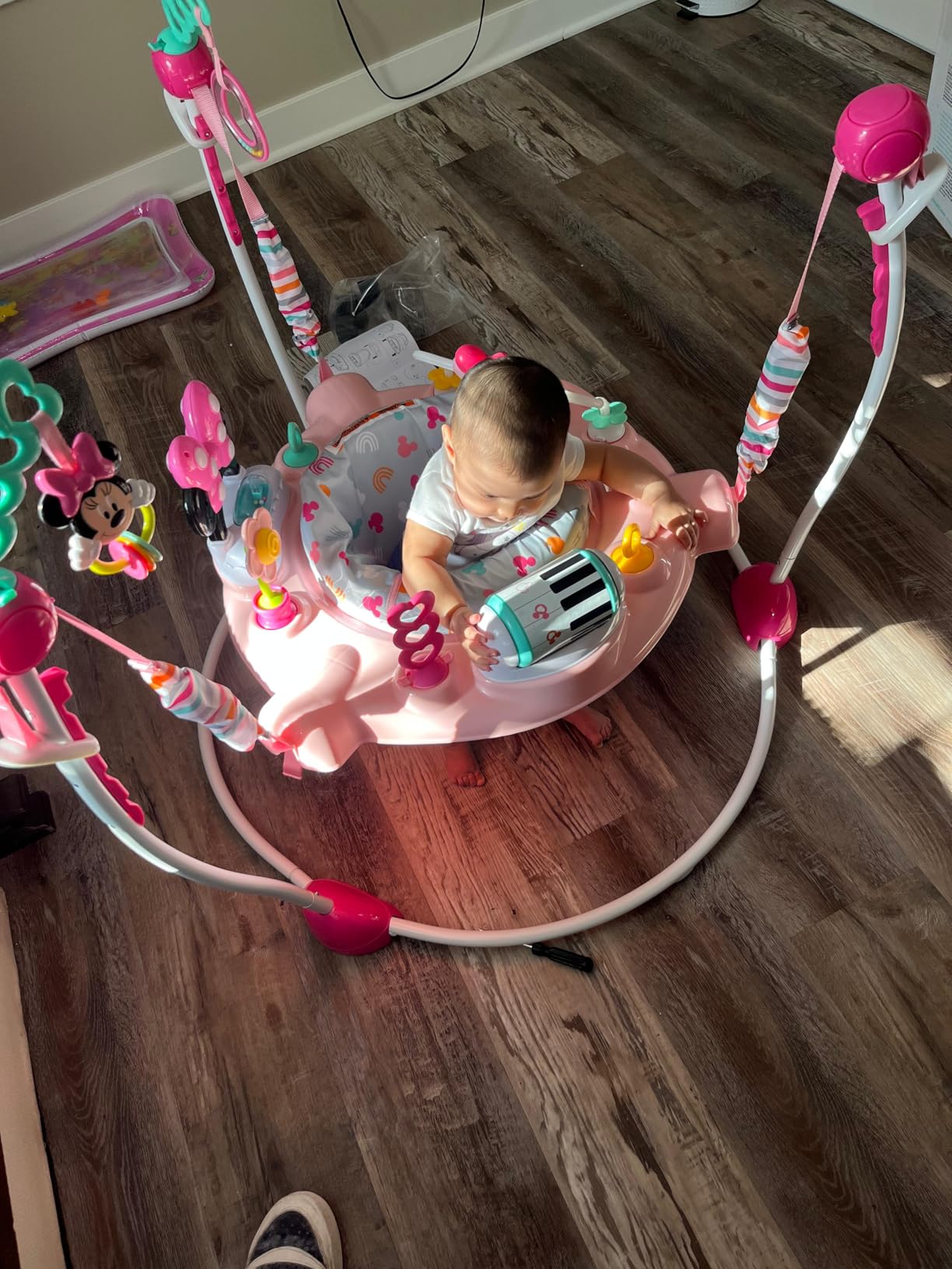 Bright Starts Disney Baby Finding Nemo Sea of Activities Baby Activity Center Jumper with Interactive Toys, Lights, Songs & Sounds, 6-12 Months customer photo 2
