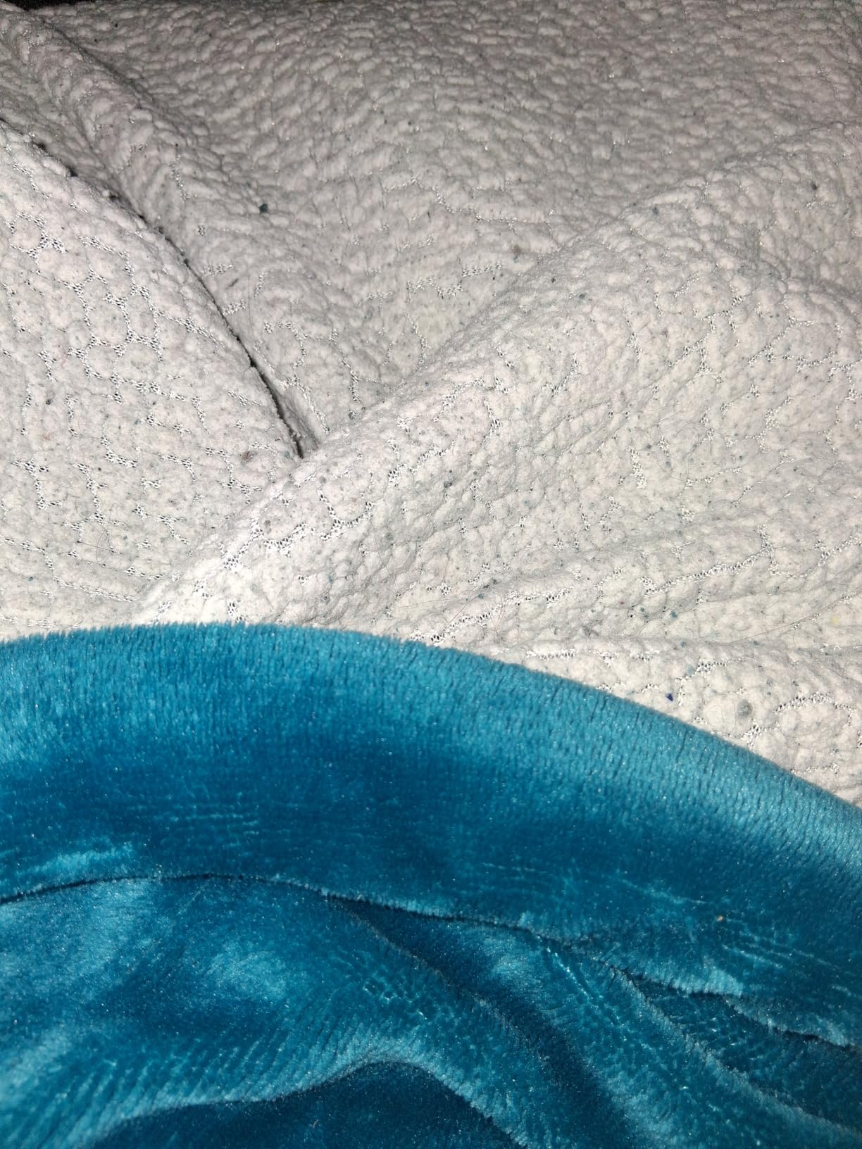 Bedsure GentleSoft Sherpa Fleece Throw Blanket for Couch, Non-Heated, Thick & Warm Cozy Blanket for Winter, Soft Fuzzy Plush Throw Gifts for Women and Men, Grey, 50x60 Inches customer photo 1