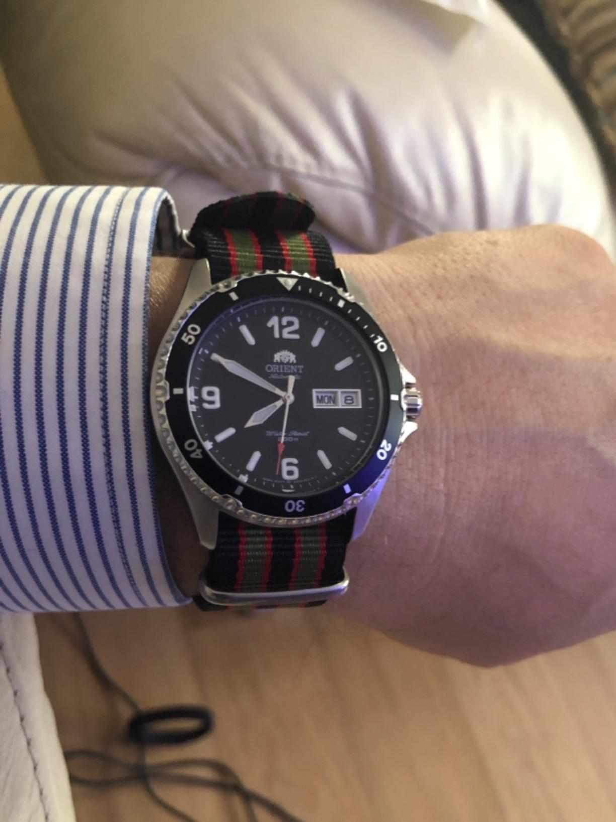 Orient Mako II Automatic Dive Watch - 41.5mm Case - 200m Water Resistance - Day & Date customer photo 1
