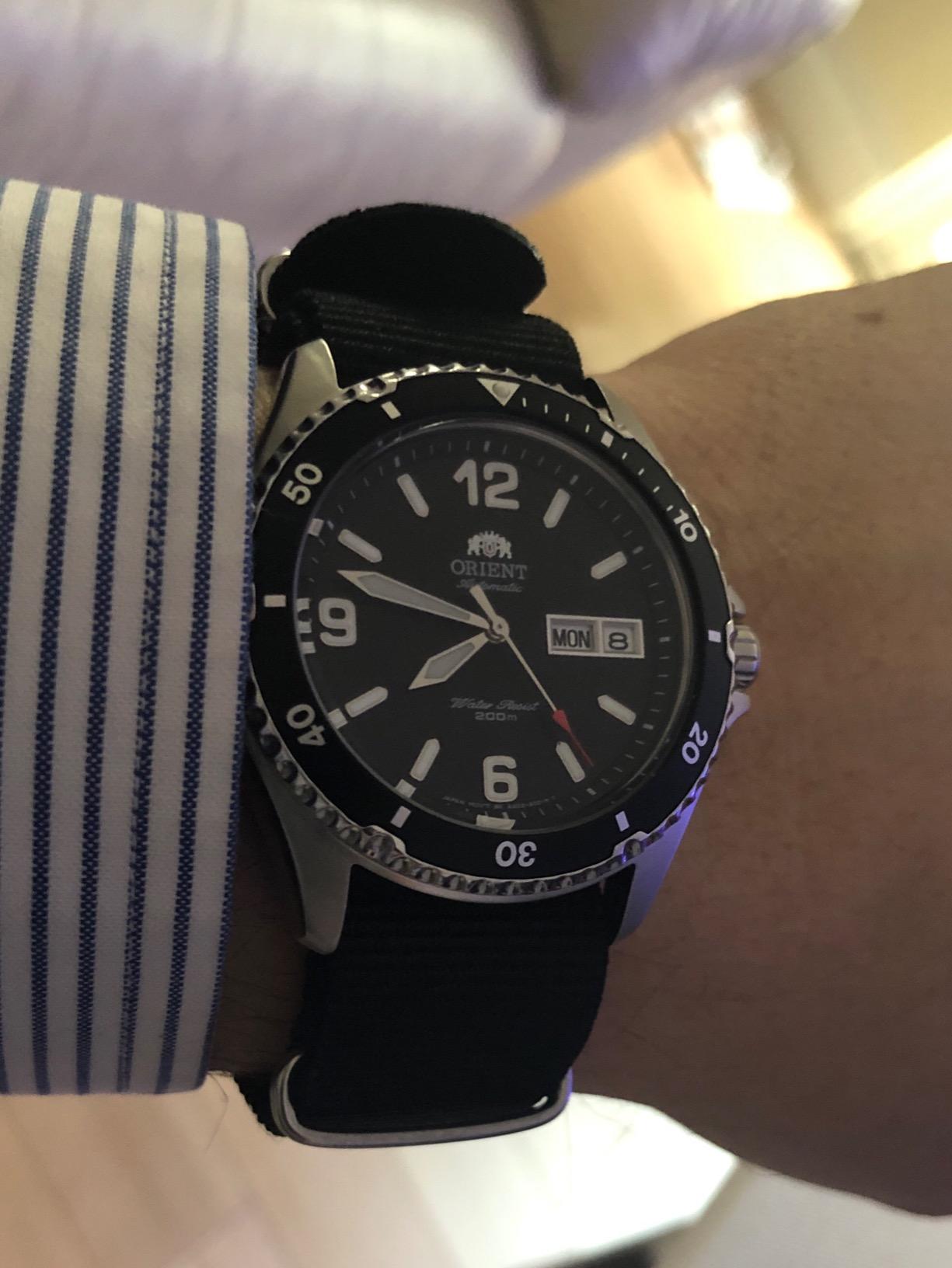 Orient Mako II Automatic Dive Watch - 41.5mm Case - 200m Water Resistance - Day & Date customer photo 2