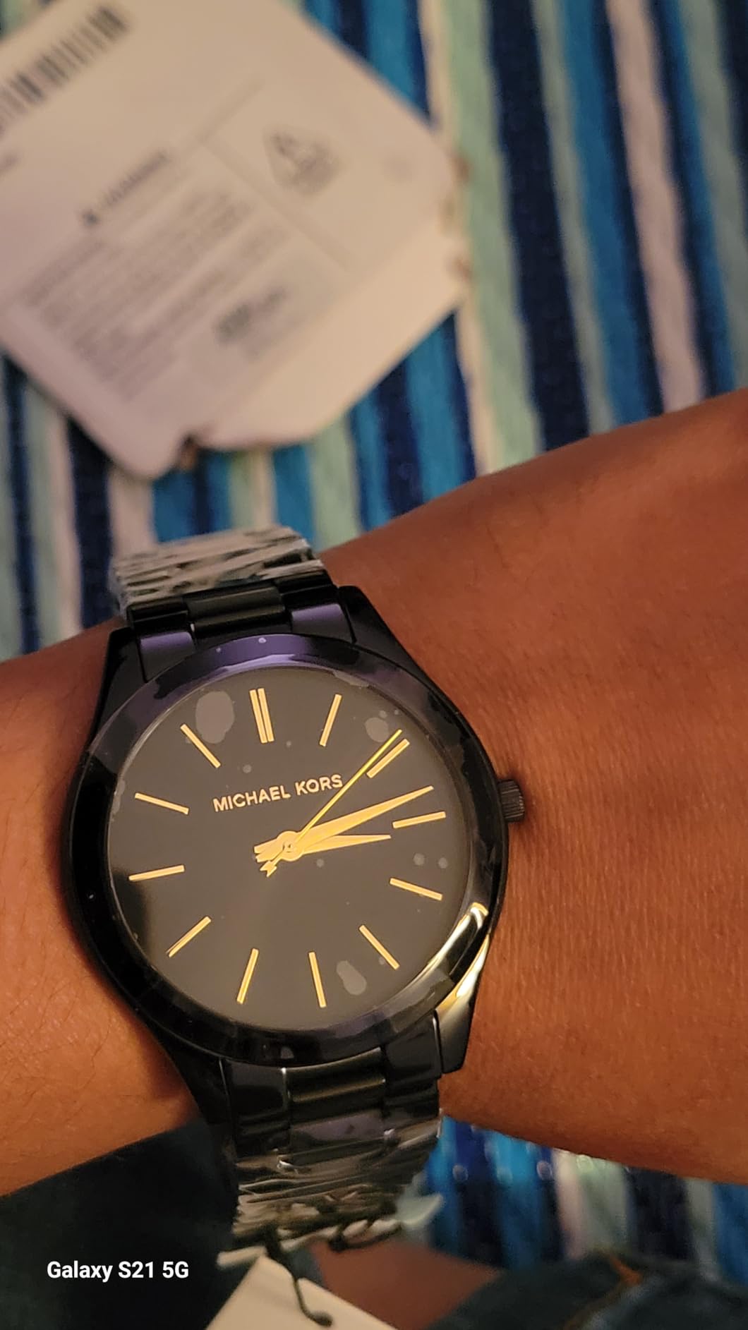 Michael Kors Women's Slim Runway Watch MK3895 customer photo 1