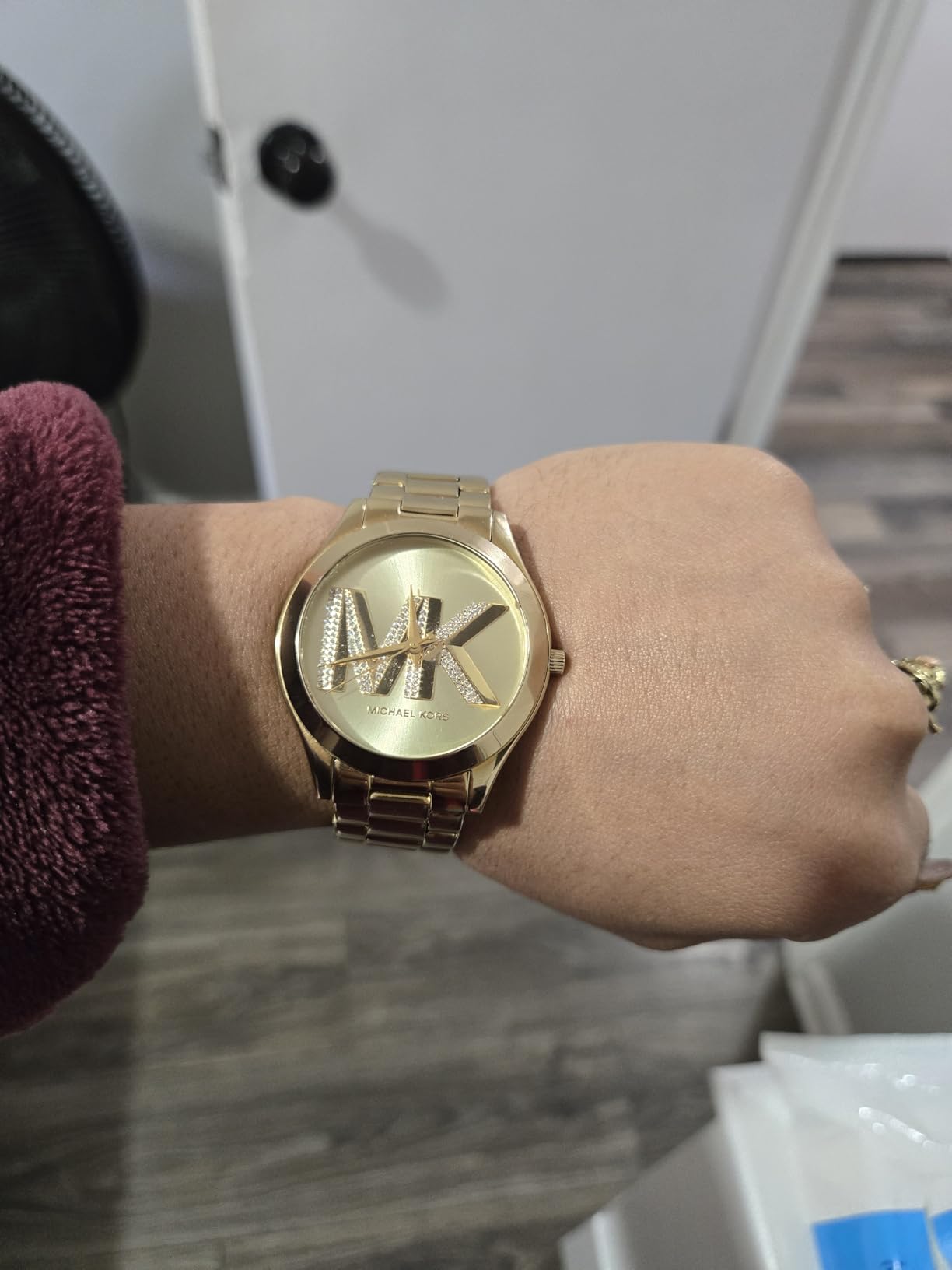 Michael Kors Women's Slim Runway Watch MK3895 customer photo 2