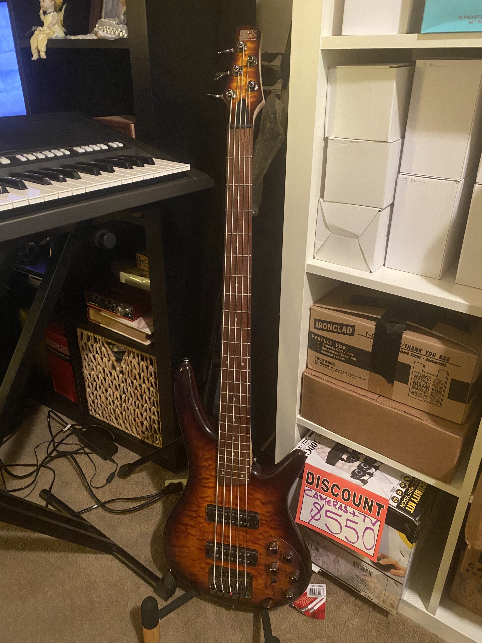 Ibanez SR405E SR Standard 5-String Electric Bass Guitar - Dragon Eye Burst customer photo 1