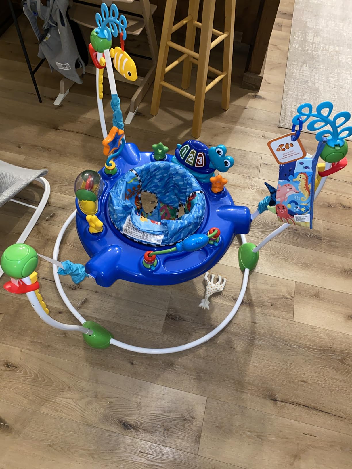 Baby Einstein Neptune's Ocean Discovery Activity Baby Jumper Activity Center, Ages 6 Months + customer photo 1