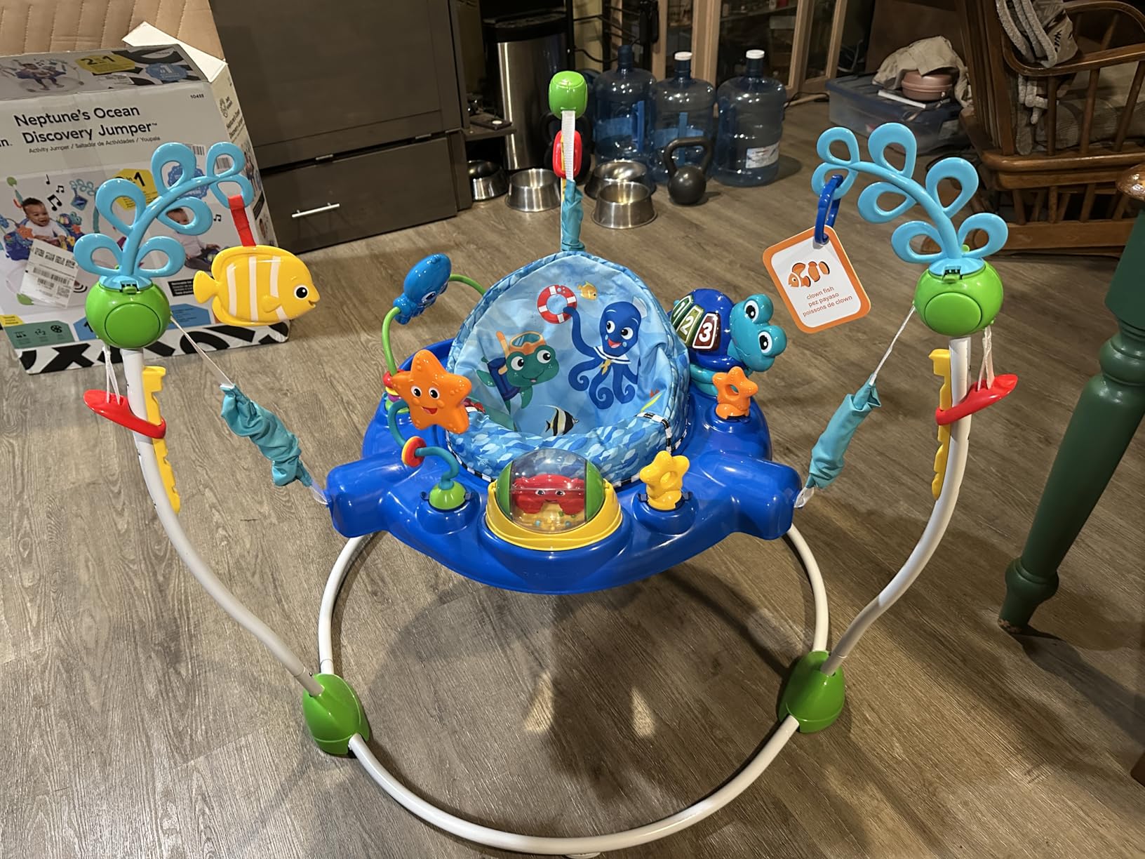 Baby Einstein Neptune's Ocean Discovery Activity Baby Jumper Activity Center, Ages 6 Months + customer photo 2