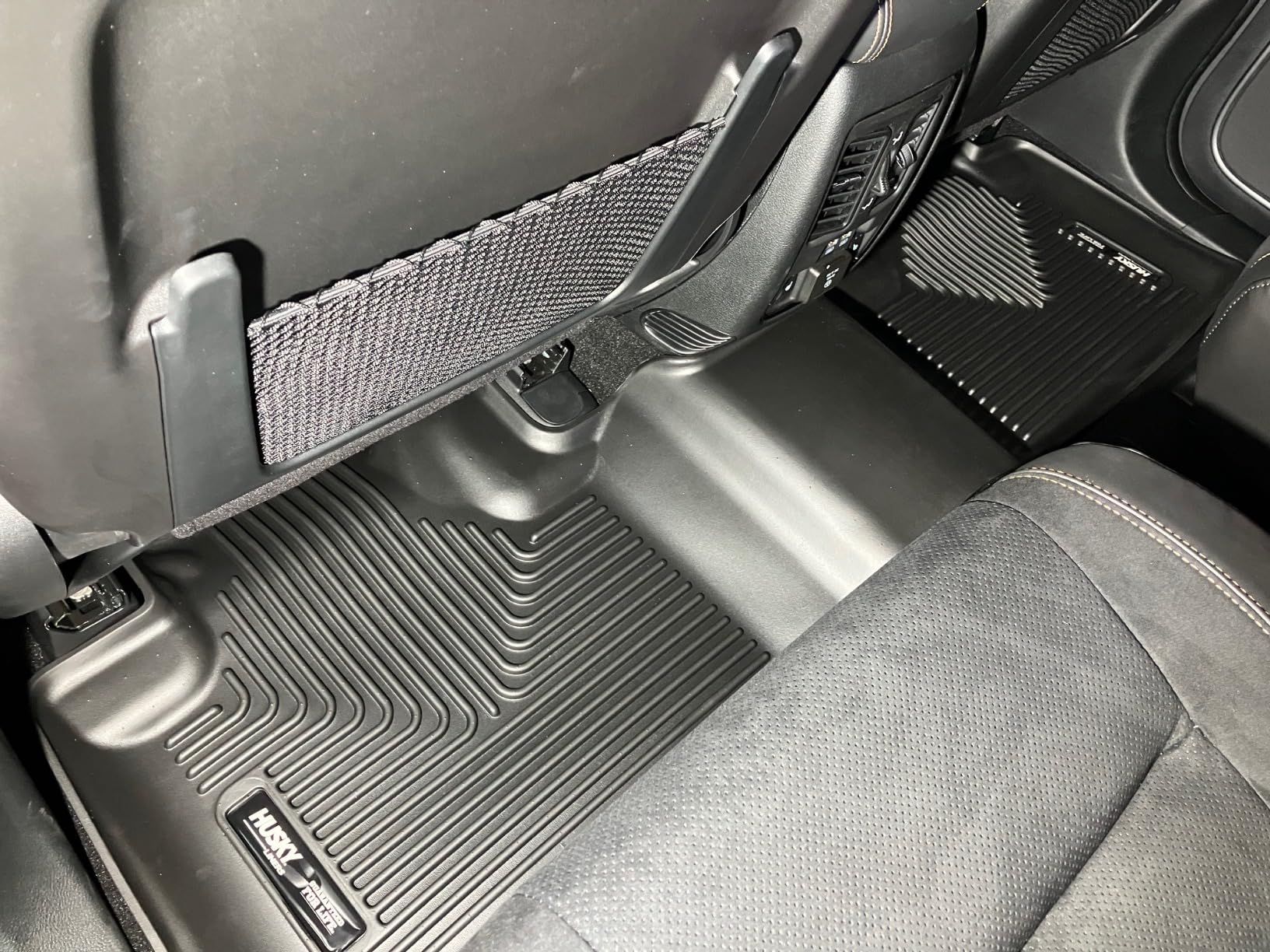 Husky Liners Weatherbeater Floor Mats | Fits 2016 - 2025 Dodge Durango; 2016 - 2021 Jeep Grand Cherokee; 2022 Jeep Grand Cherokee WK | Front & 2nd Row, 3-pc Black - 99151 customer photo 1