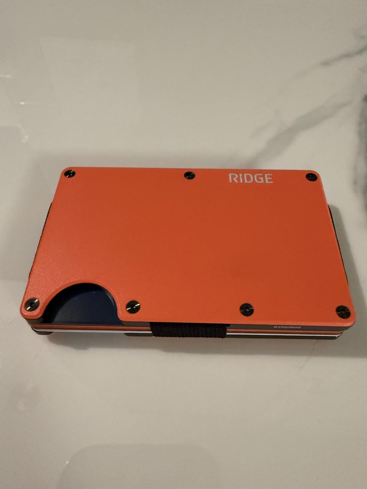 Ridge Wallet for Men - Wallet and Card Holder, RFID Protected Front Pocket Wallets for Men with Integrated Cash Strap customer photo 2