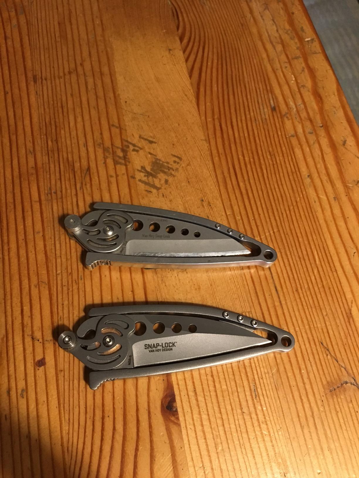 CRKT Snap Lock Everyday Carry EDC Pocket Folding Knife with Snap Lock: Stainless Steel Plain Edge Blade, Stainless Steel Handle, Pocket Clip, 5102N customer photo 1