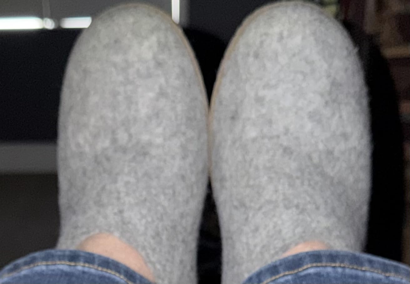 Glerups 100% Quality Wool Mix Slipper with Rubber Sole - Unisex customer photo 2
