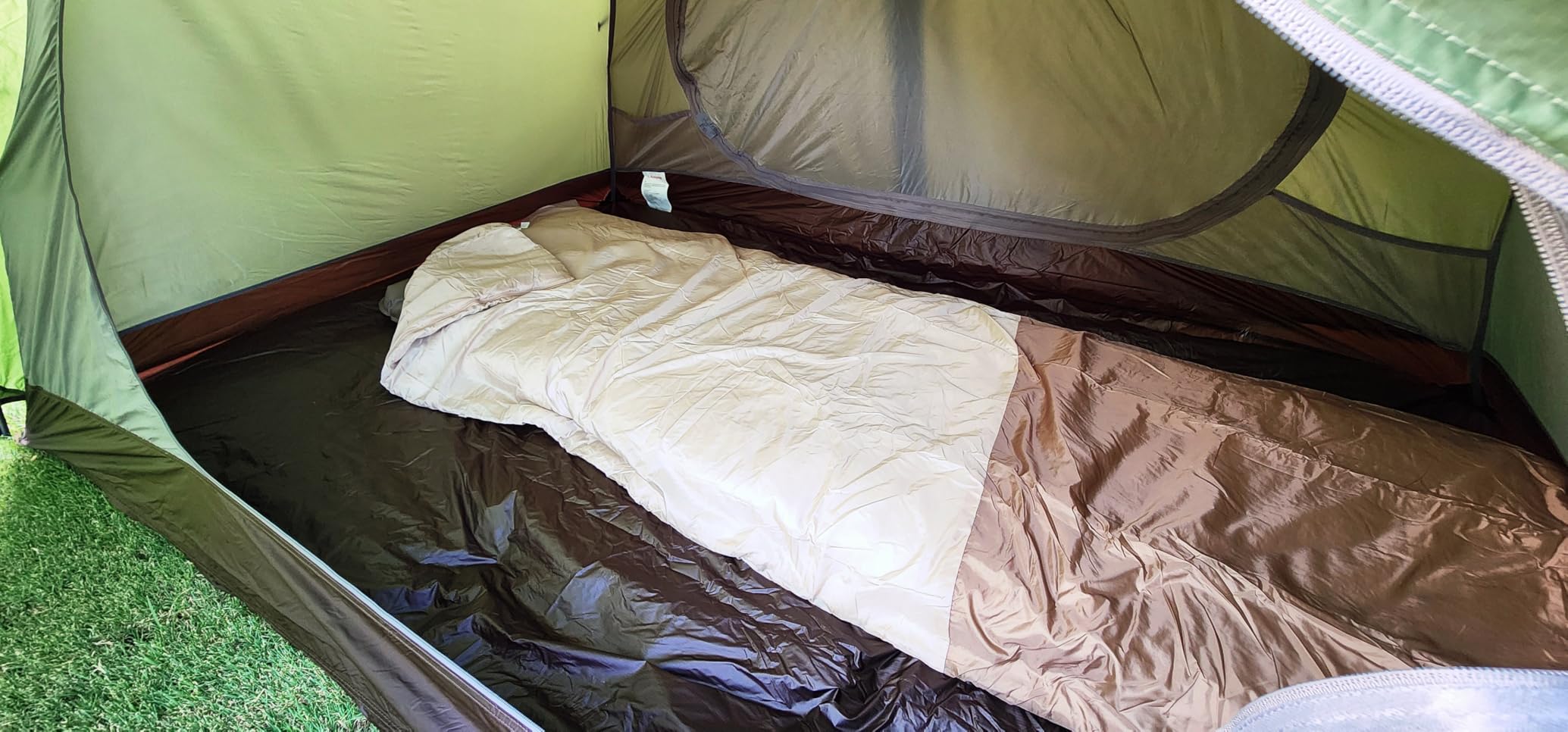 Naturehike Lightweight Compact Sleeping Bag, 59°F/32°F Envelope Ultralight Backpacking Sleeping Bag Portable, Waterproof with Compression Sack customer photo 2