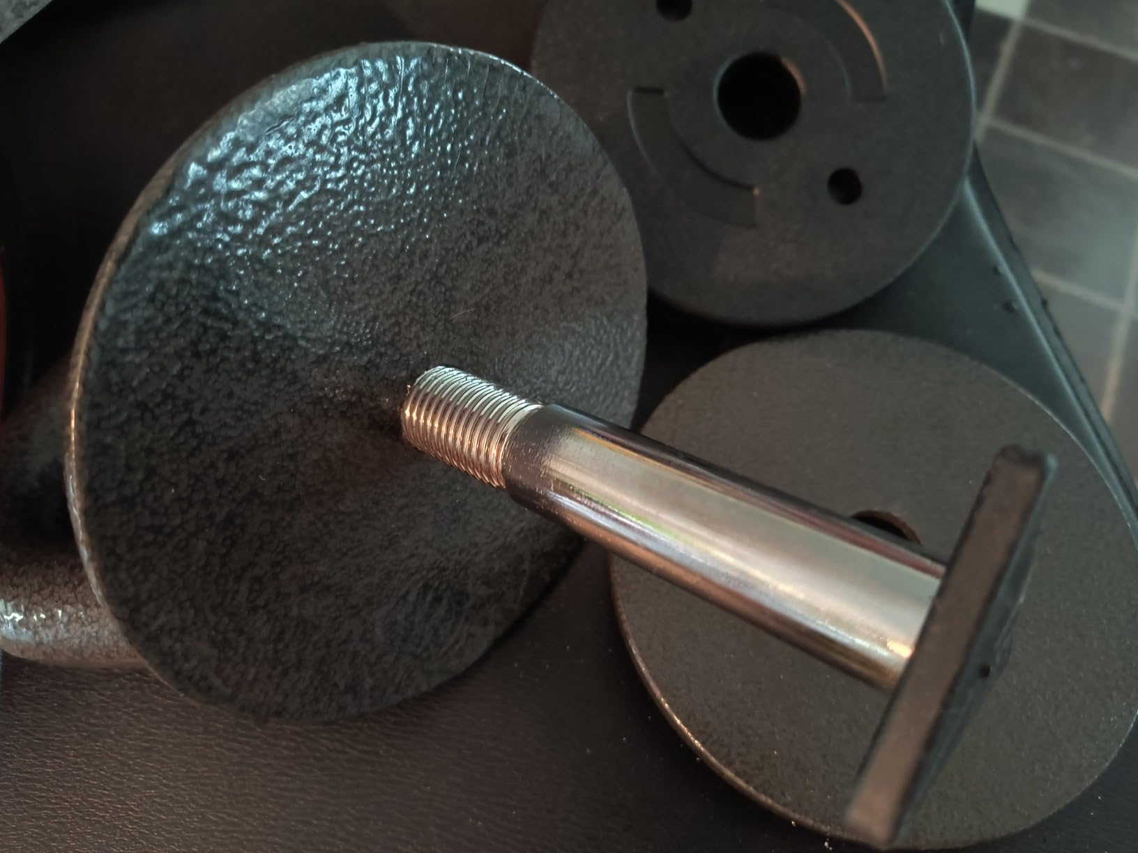 Apex Adjustable Heavy-Duty Kettlebell Weight for Strength Training and Weightlifting, Cast Iron customer photo 2