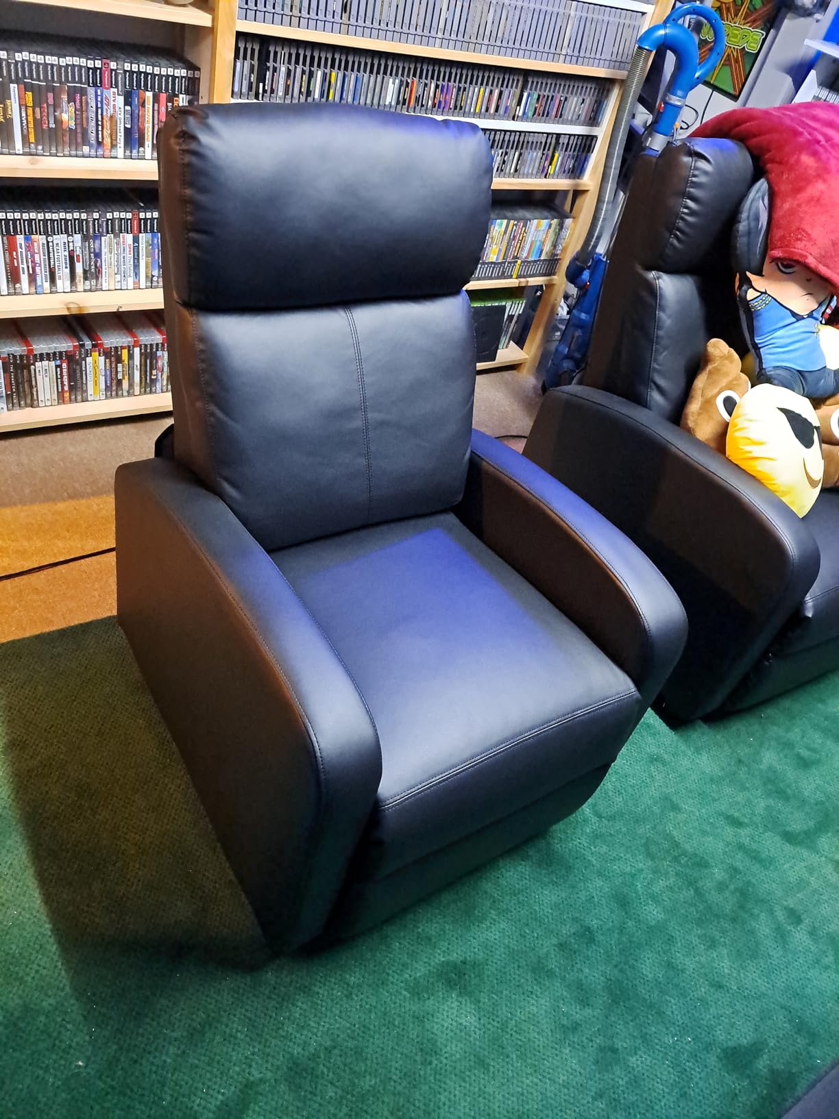 FDW Recliner Chair Reclining Sofa Leather Chair Home Theater Seating Lounge with Padded Seat Backrest customer photo 2