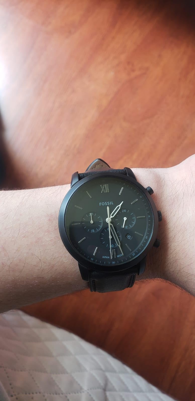 Fossil Men's Neutra Quartz Stainless Steel Chronograph Watch customer photo 1