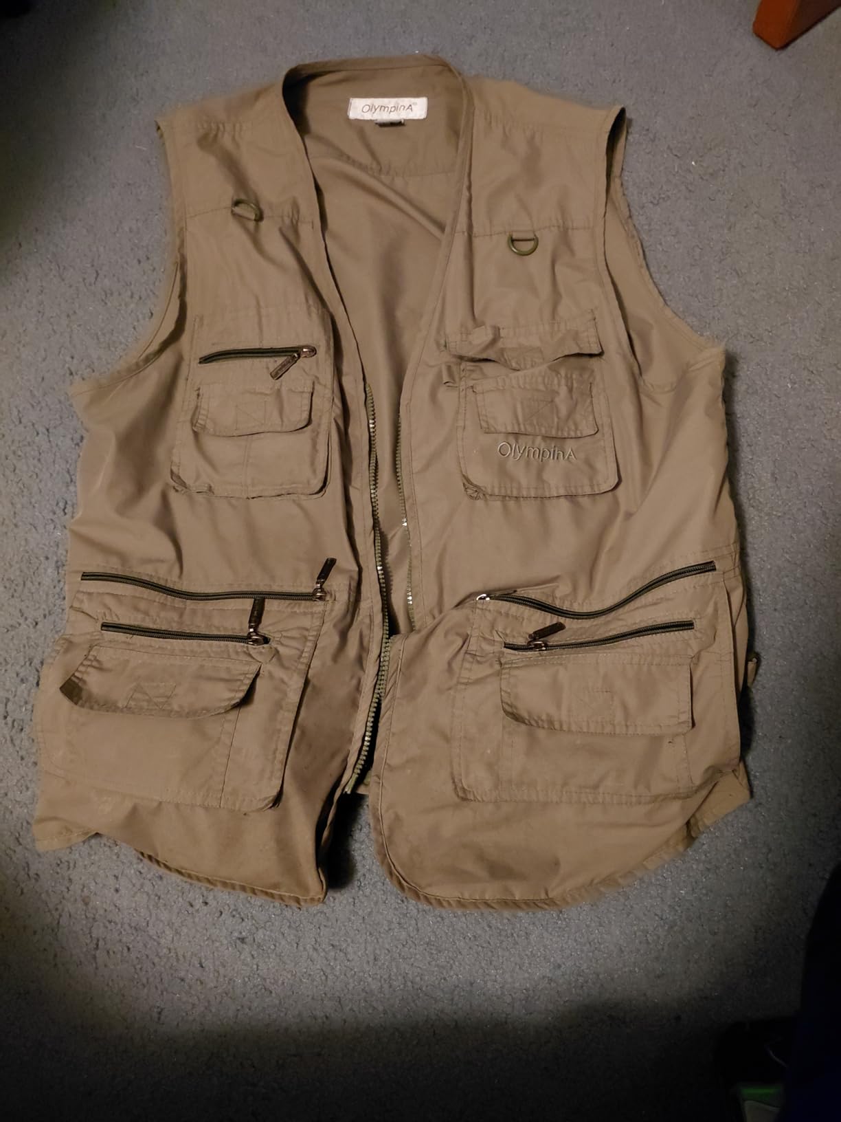 Gihuo Men's Fishing Vest Utility Safari Travel Vest with Pockets Outdoor Work Photo Cargo Fly Summer Vest customer photo 1