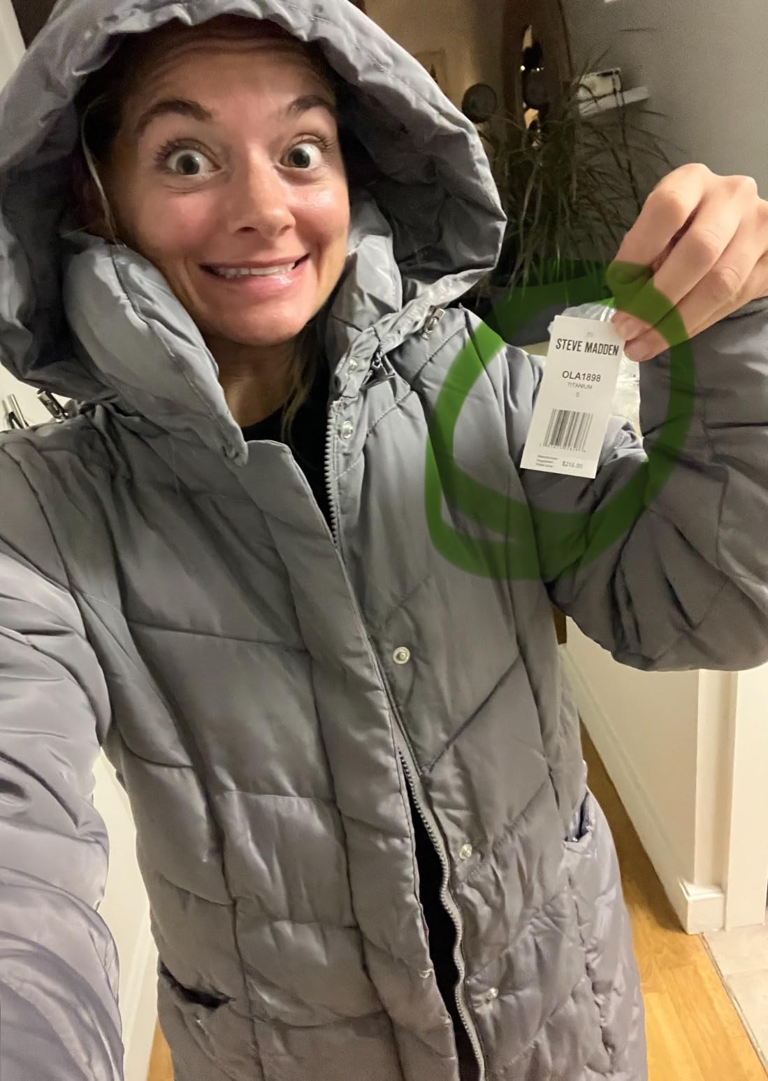 Steve Madden Women's Long Puffer Coat - Heavyweight Insulated Fall Winter Jackets for Women Windproof Long Length Bubble Parka customer photo 2