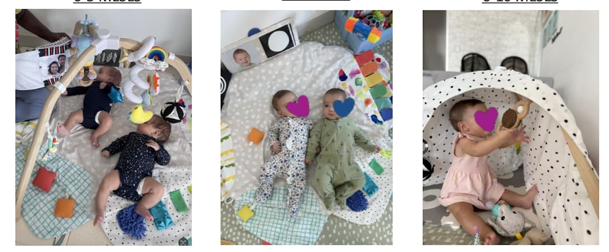 LOVEVERY | The Play Gym | Award Winning For Baby, Stage-Based Developmental Activity Gym & Play Mat for Baby to Toddler customer photo 2