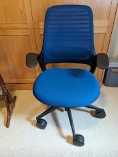 Steelcase Series 1 Office Chair - Ergonomic Work Chair with Wheels for Carpet - Helps Support Productivity - Weight-Activated Controls, Back & Arm Support customer photo 1