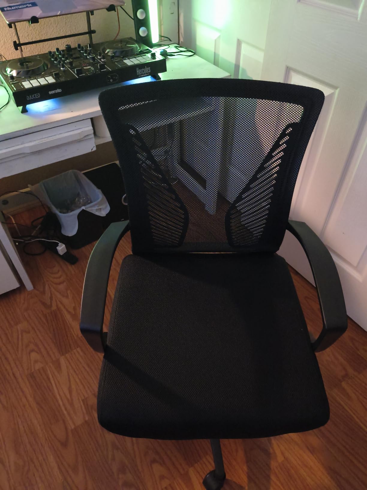 Furmax Office Chair Ergonomic Computer Desk Mesh Chair Mid Back Swivel Lumbar Support with Armrest customer photo 1