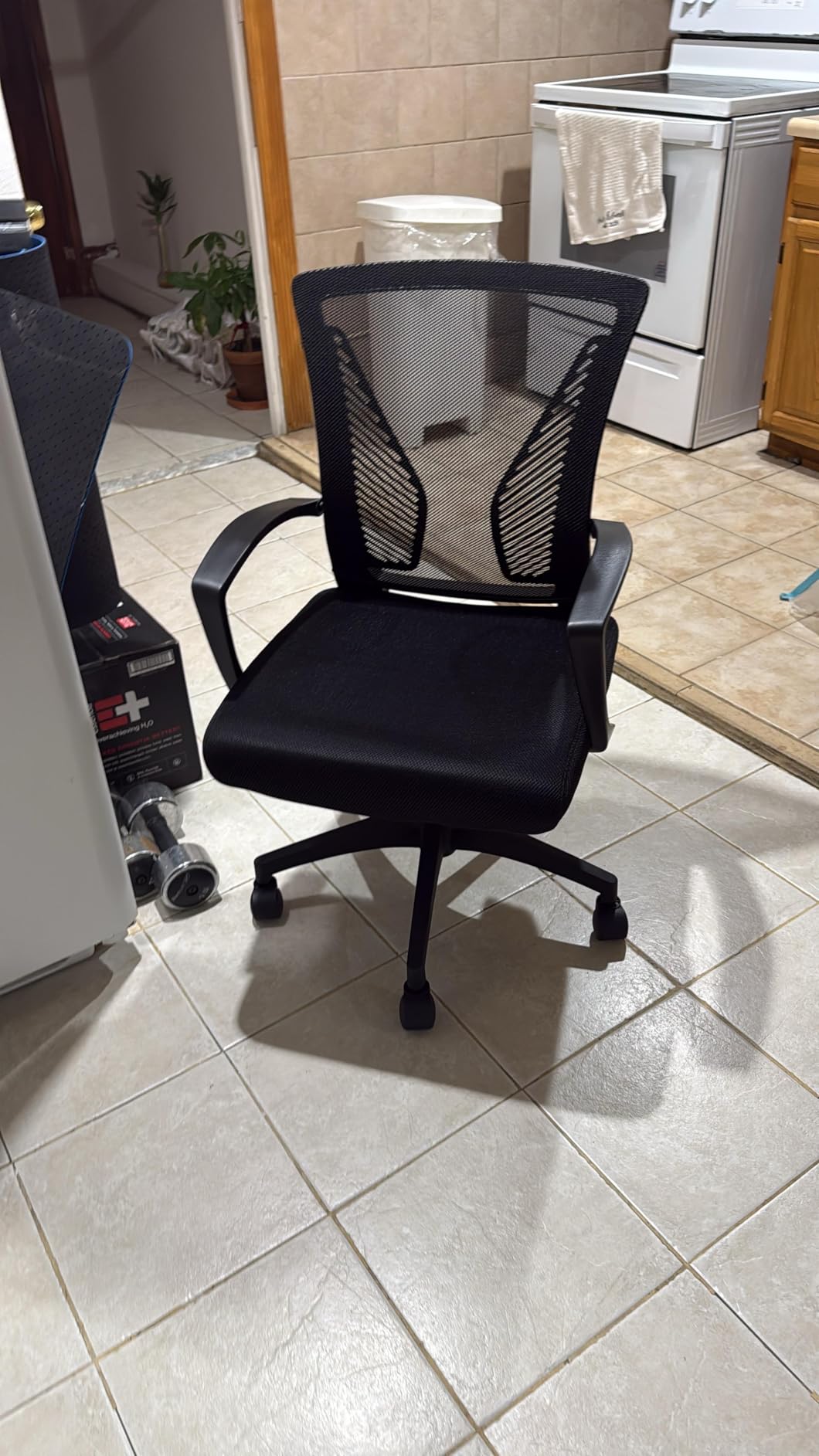 Furmax Office Chair Ergonomic Computer Desk Mesh Chair Mid Back Swivel Lumbar Support with Armrest customer photo 2