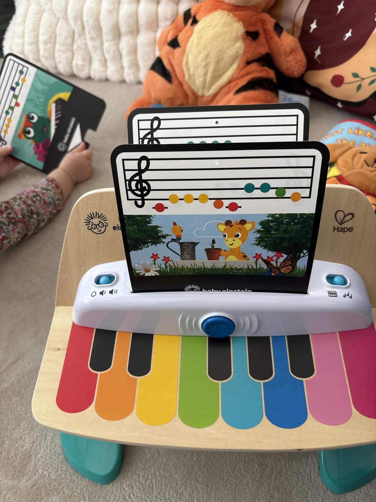 Baby Einstein and Hape Magic Touch Piano Wooden Musical Toddler Toy, Age 6 Months and Up customer photo 1