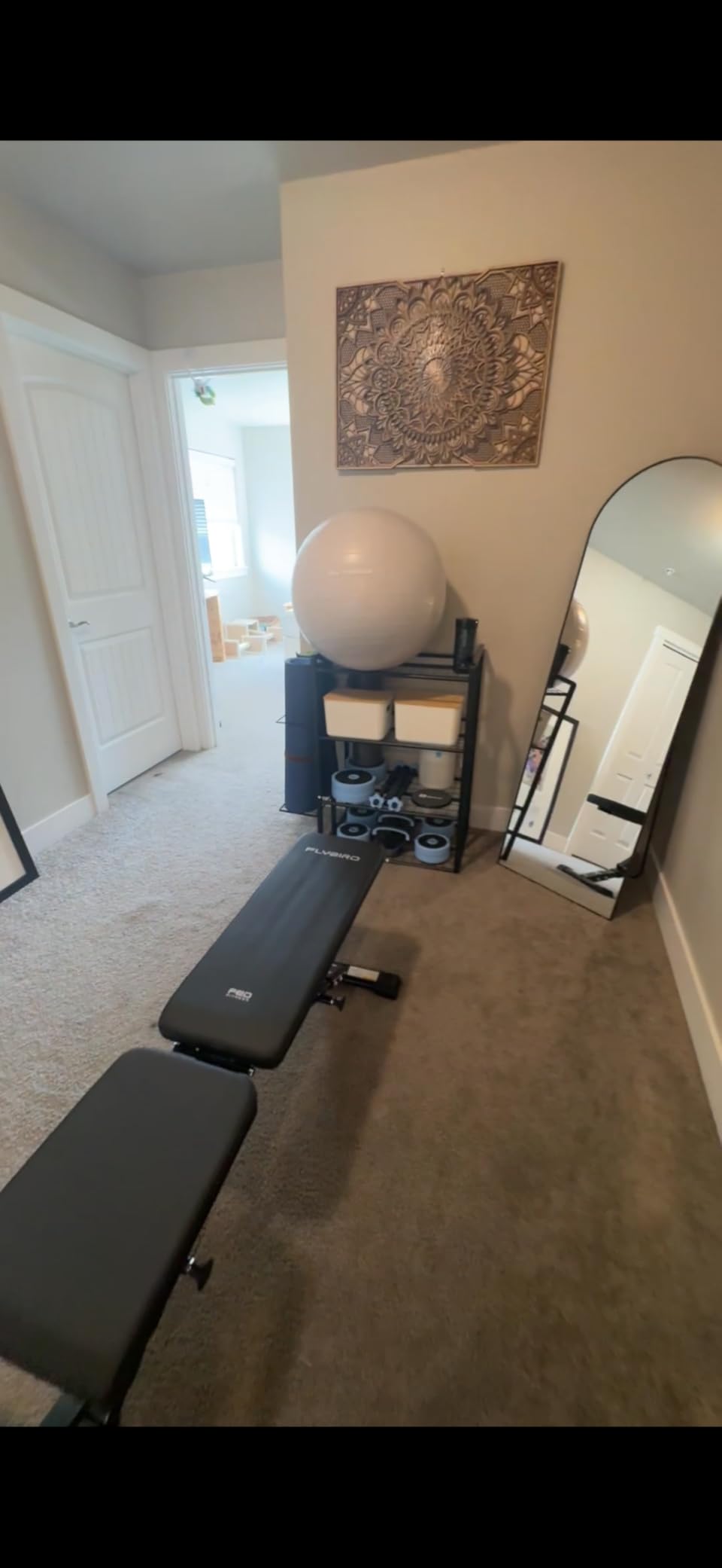 FLYBIRD WB5 Weight Bench, ASTM-Certified 800LBS Adjustable Weight Bench Workout Bench Foldable for Home Gym, 90 to -30 deg FID and 30in Extended Backrest for Bench Press Strength Training Exercise customer photo 1