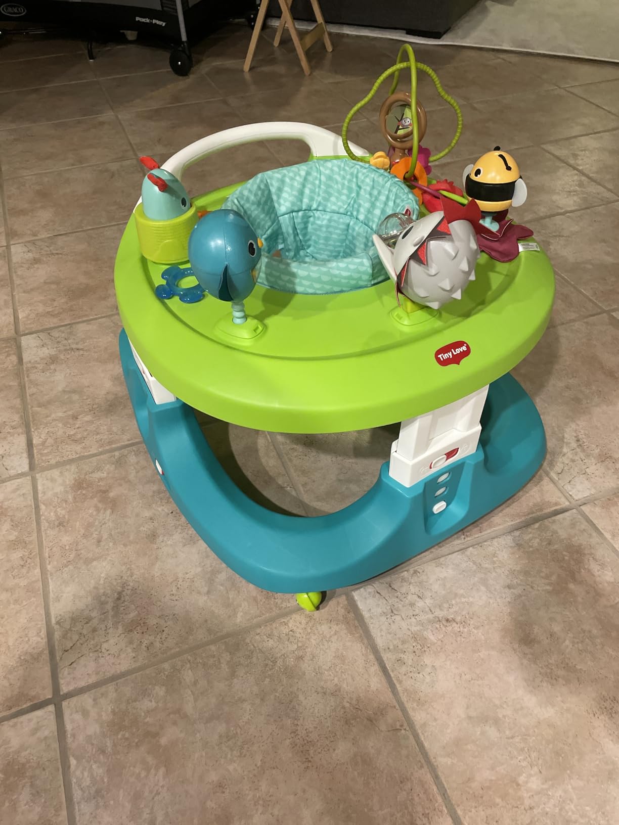 Tiny Love 4-in-1 Here I Grow Mobile Activity Center, Baby Walkers and Activity Center with Interactive Toys, Meadow Days customer photo 1