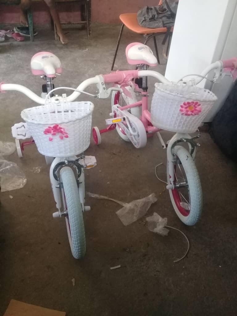 JOYSTAR Angel Girls Bike for Toddlers and Kids Ages 2-13 Years Old, 12 14 16 18 20 Inch Kids Bike with Training Wheels & Basket customer photo 2